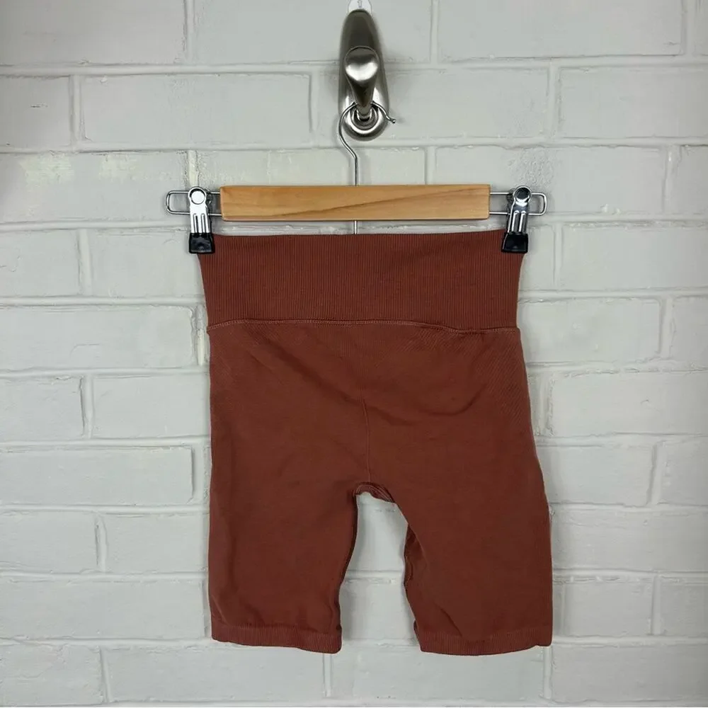 Gymshark High Rise Stretch Biker Shorts Size S